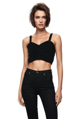 100% Cashmere Natalia Cami Top in Black