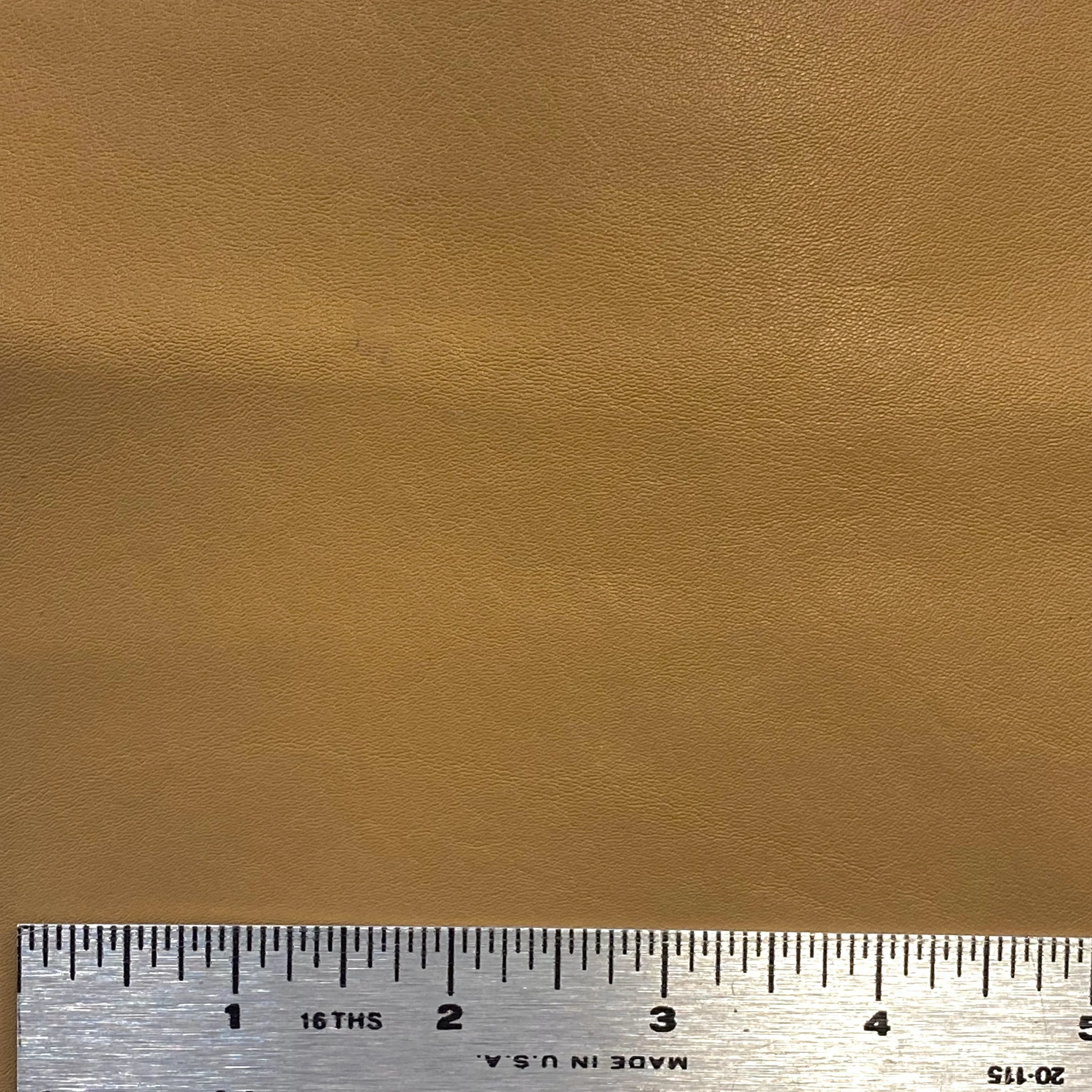 3oz (1.5mm) Cow Leather - Mustard (per square foot)