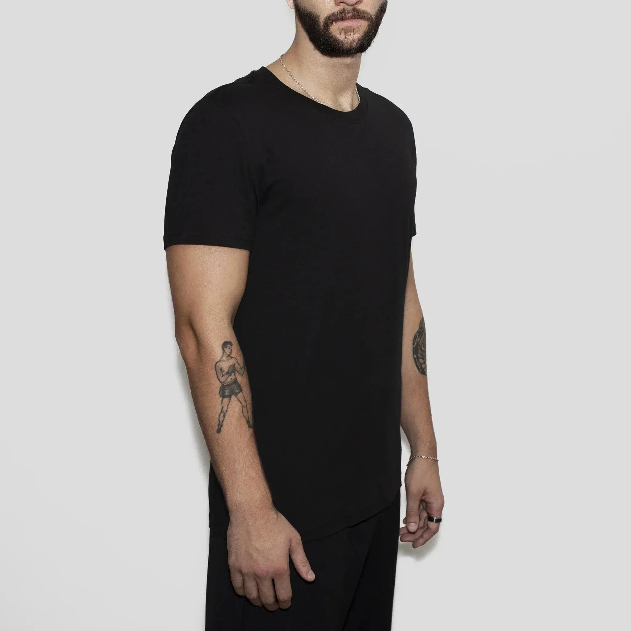 5 Pack | Men’s T-Shirts, Recycled Cotton, Black