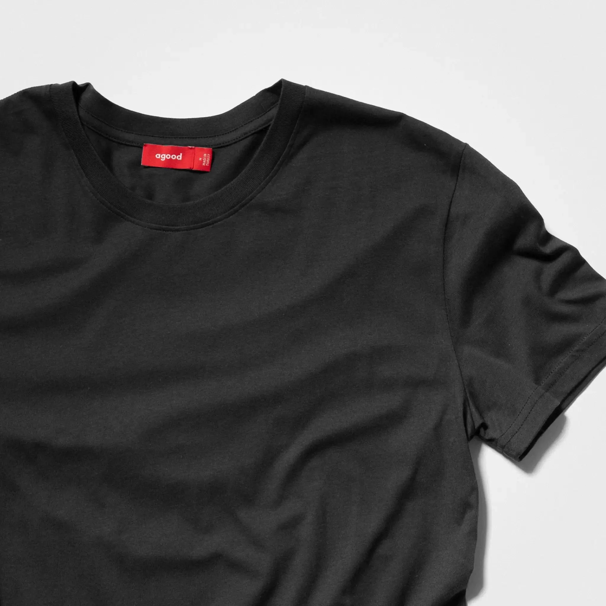 5 Pack | Men’s T-Shirts, Recycled Cotton, Black