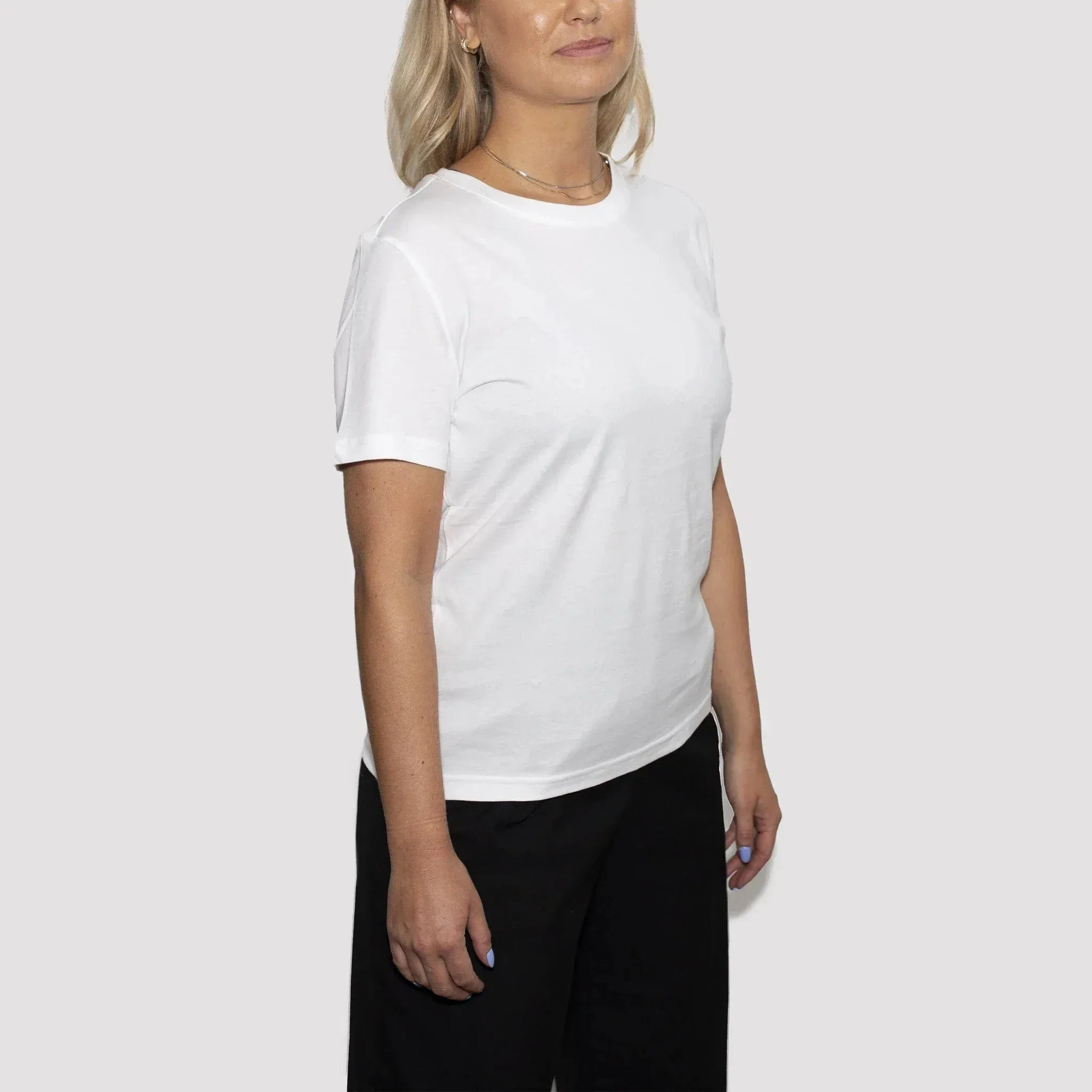 5 Pack | Women’s T-Shirts, Recycled Cotton, White