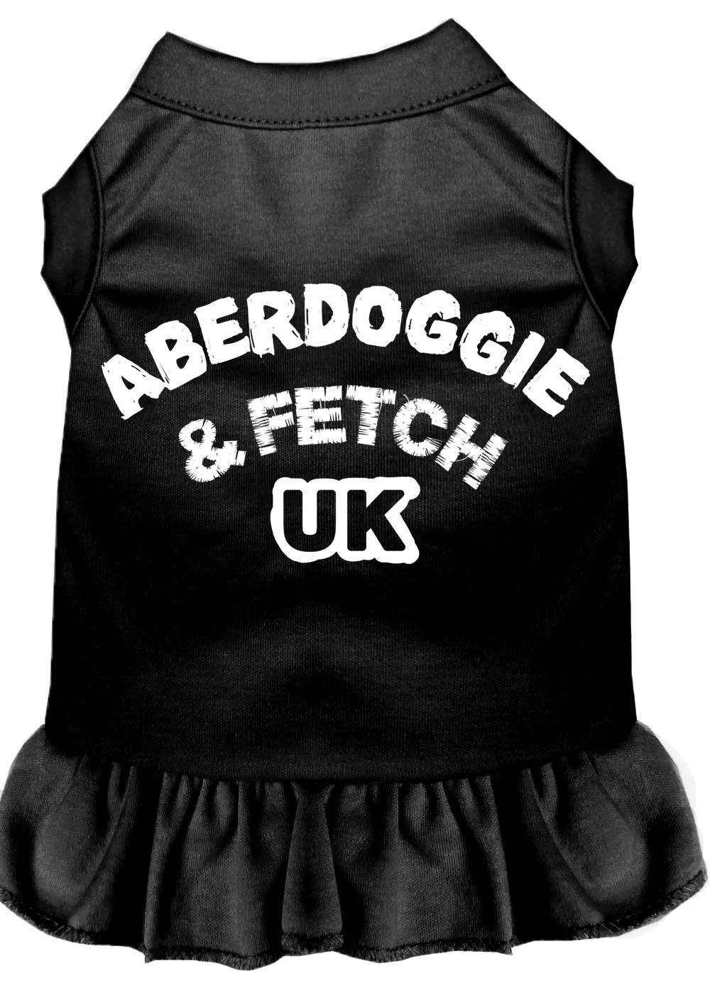 Aberdoggie Uk Screen Print Dress Black Xl (16)