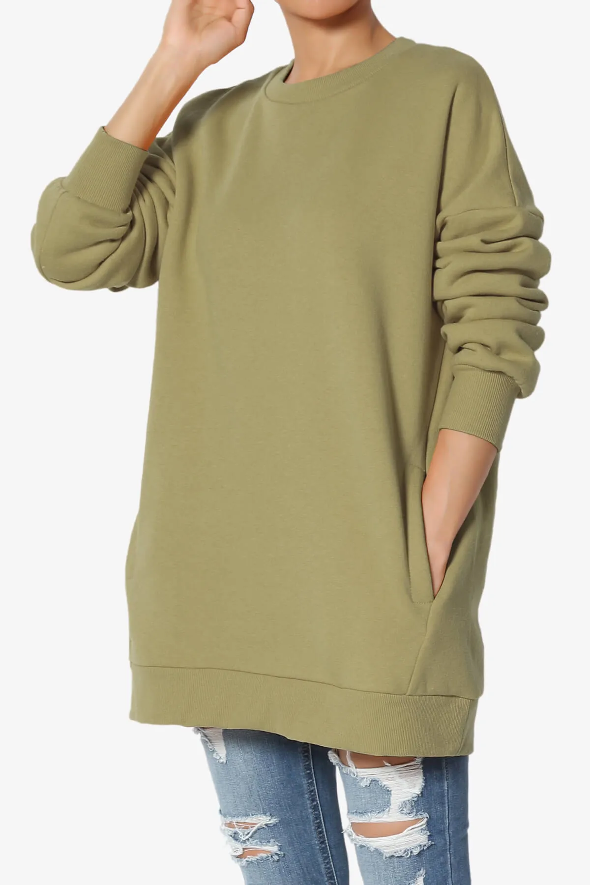 Accie Crew Neck Pullover Sweatshirts PLUS