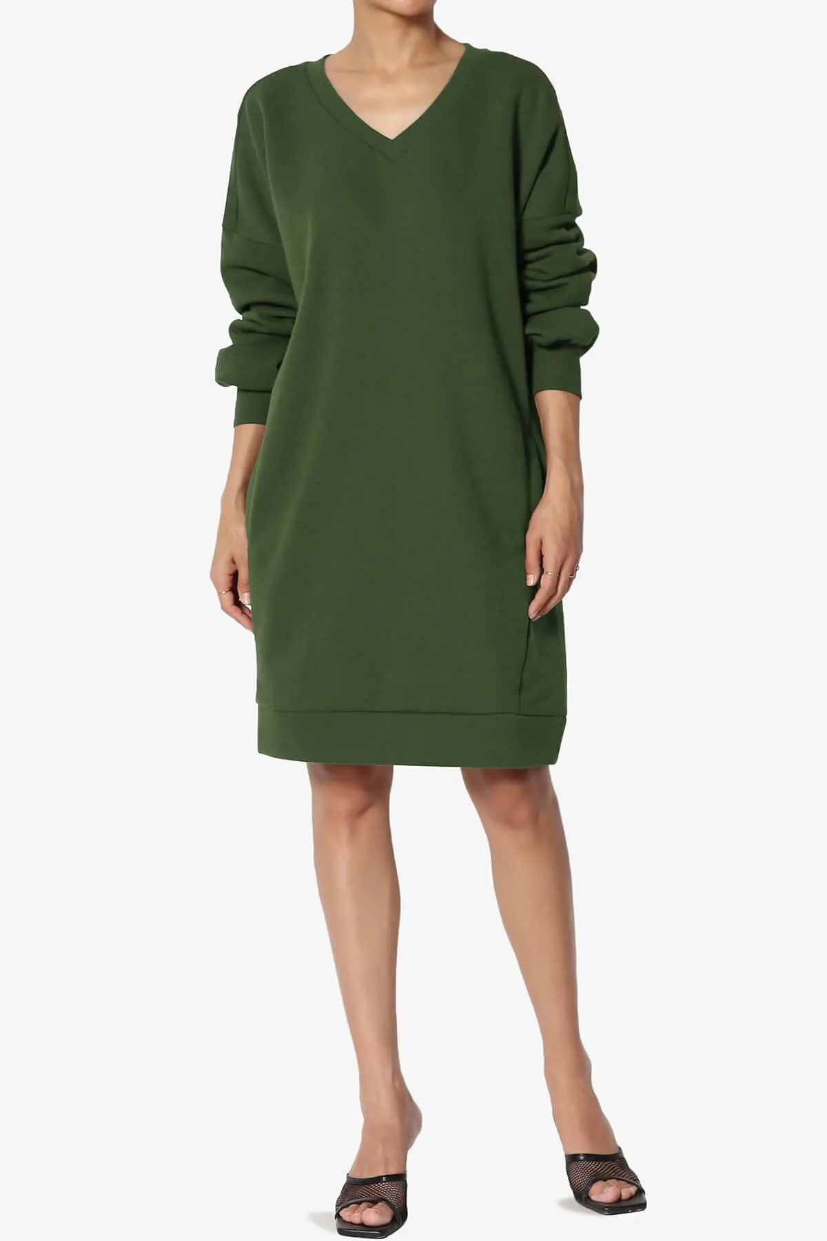 Accie V-Neck Tunic Sweatshirt PLUS