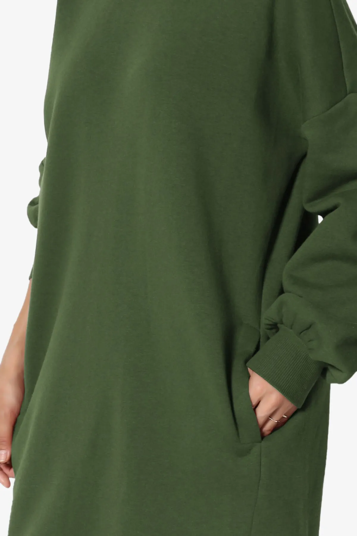 Accie V-Neck Tunic Sweatshirt PLUS