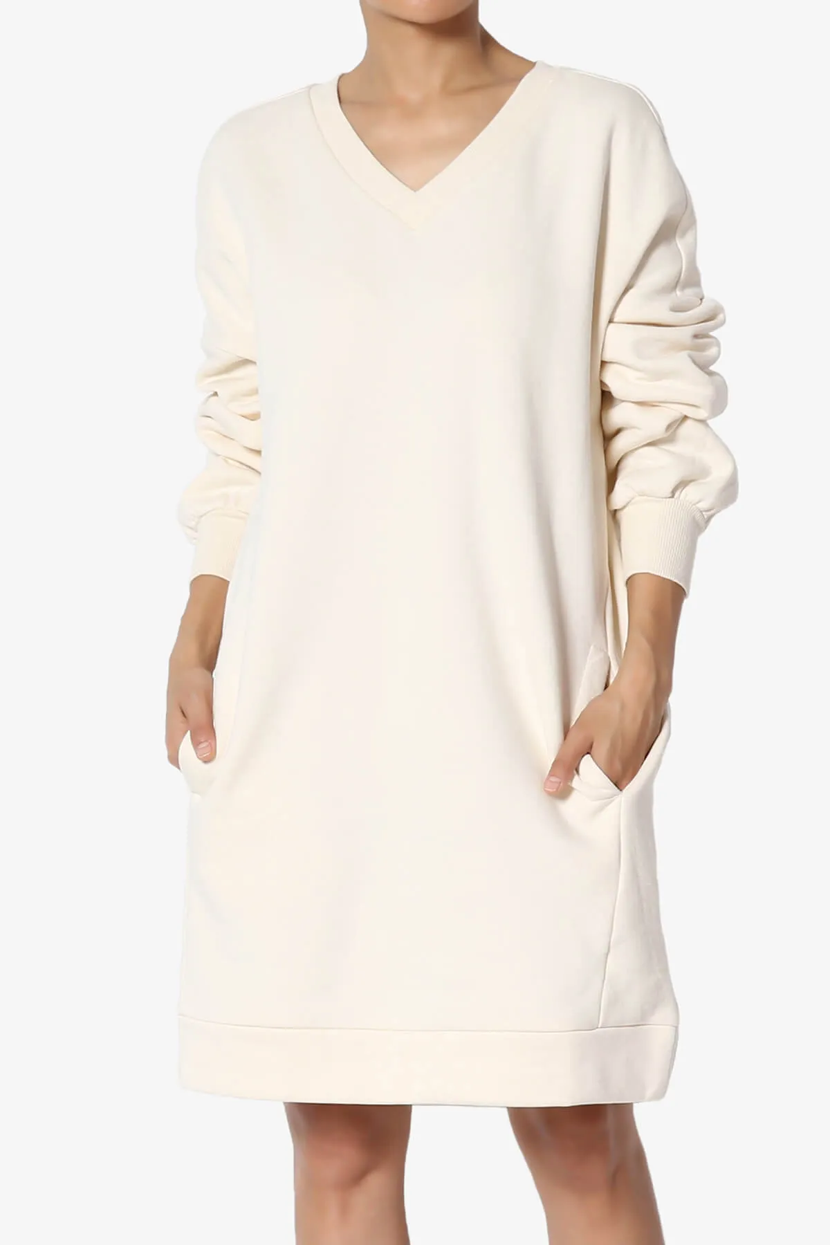 Accie V-Neck Tunic Sweatshirt PLUS