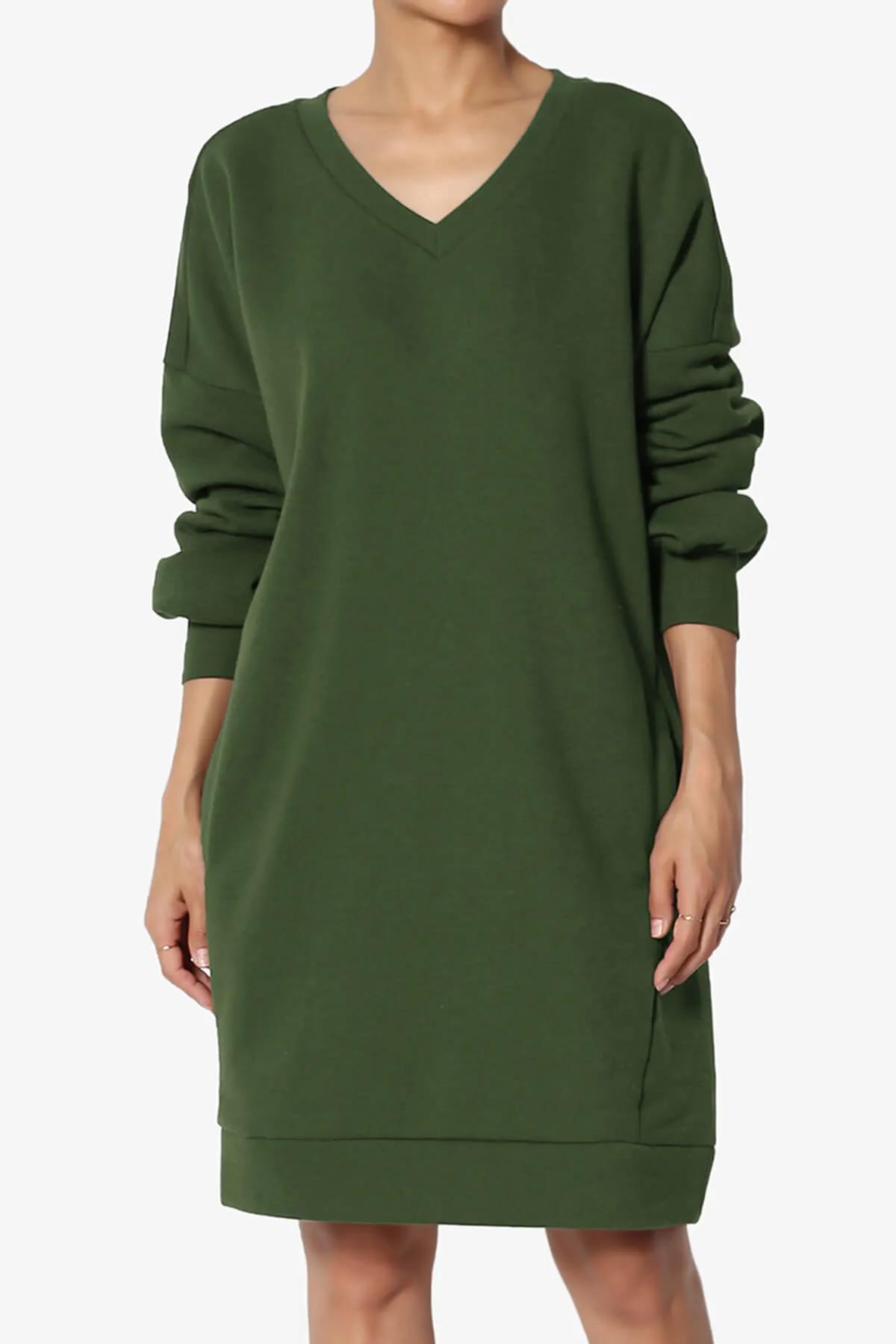 Accie V-Neck Tunic Sweatshirt PLUS