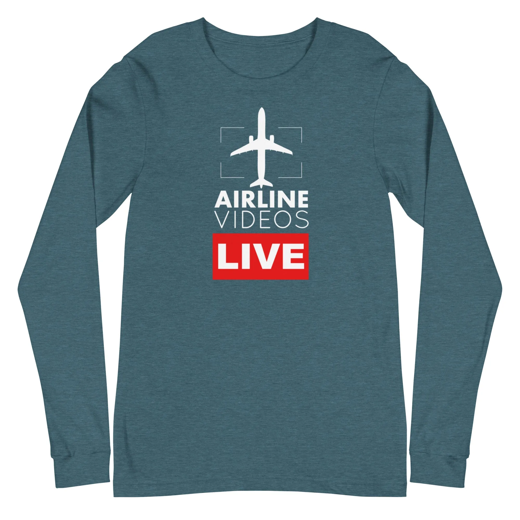 AIRLINE VIDEOS LIVE Unisex Long Sleeve Tee