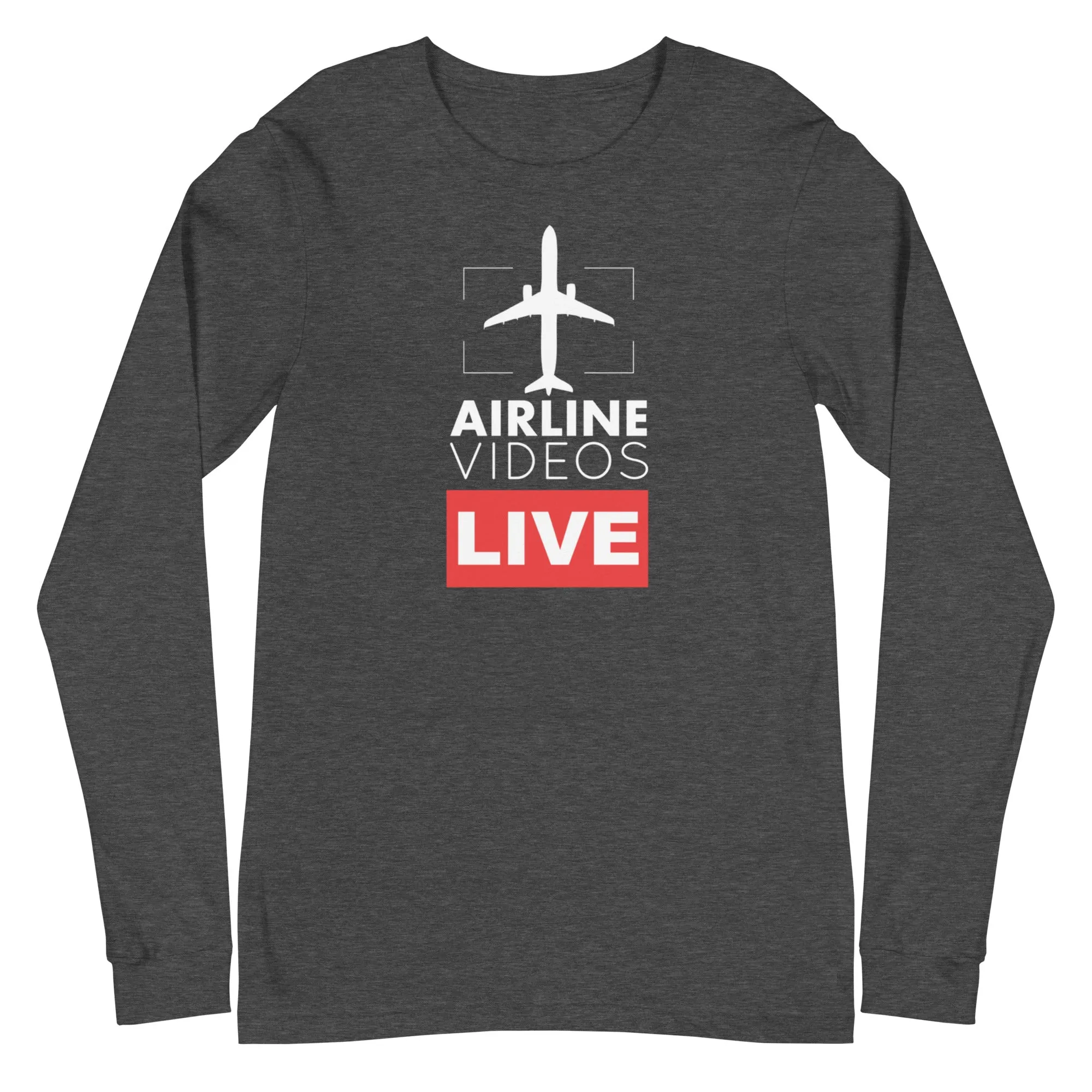 AIRLINE VIDEOS LIVE Unisex Long Sleeve Tee