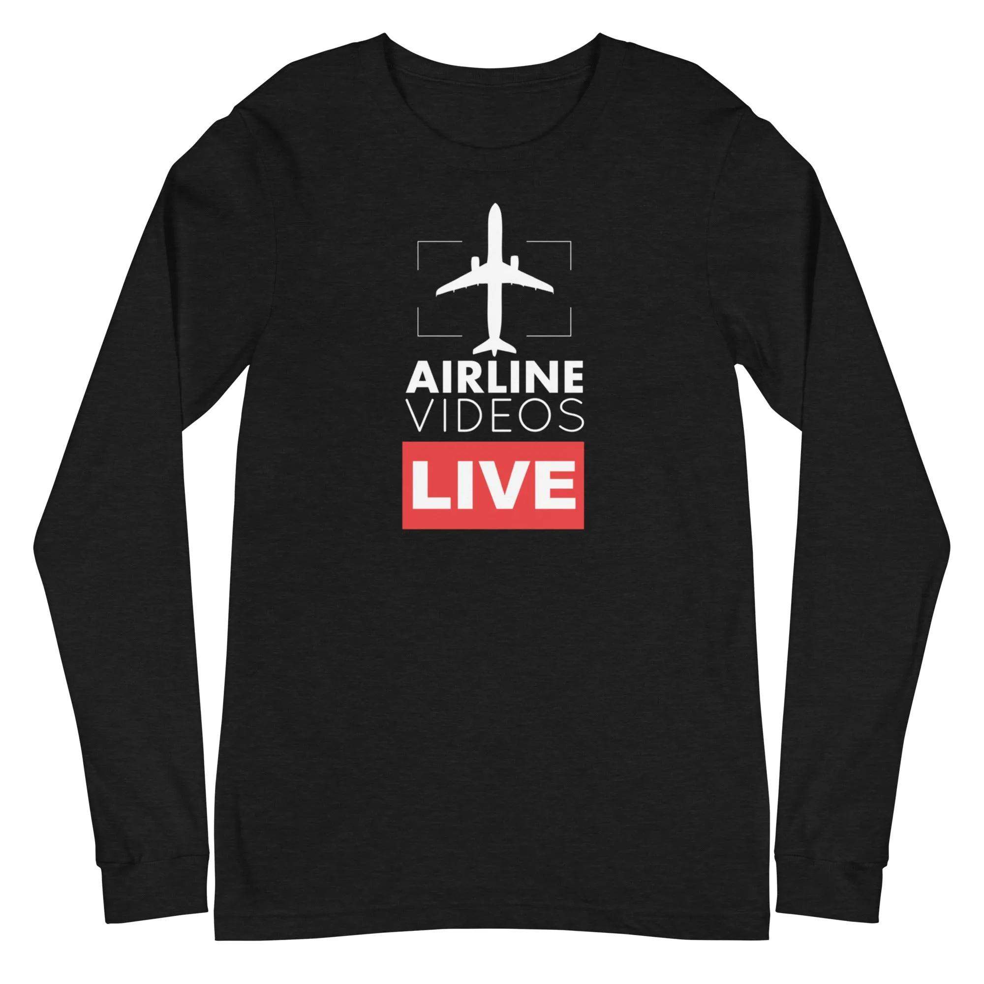 AIRLINE VIDEOS LIVE Unisex Long Sleeve Tee