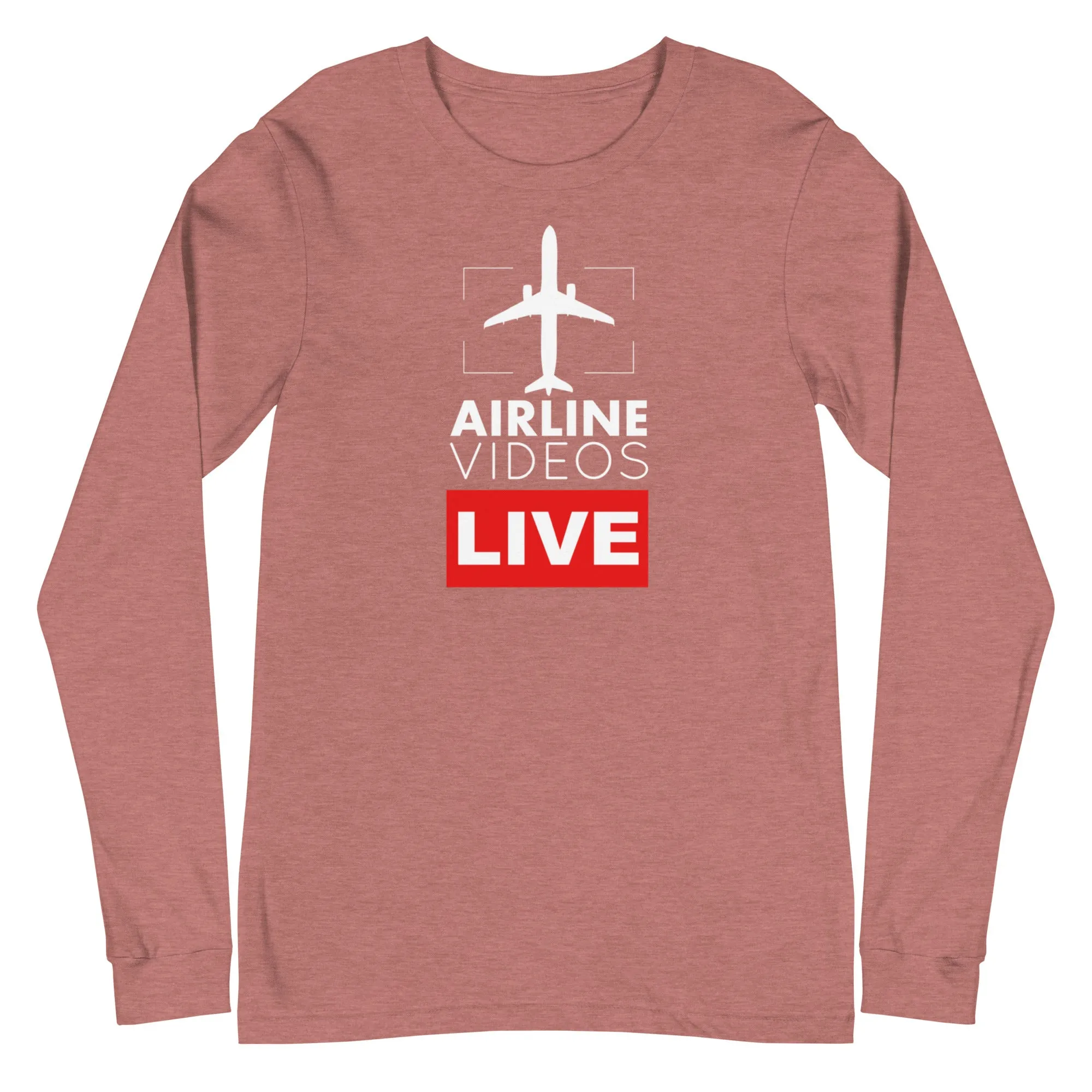 AIRLINE VIDEOS LIVE Unisex Long Sleeve Tee