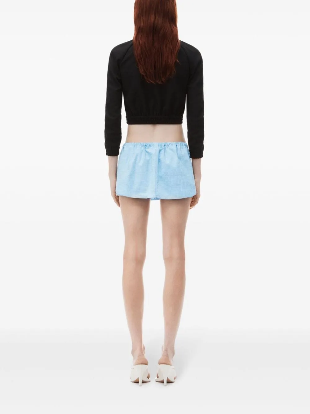 ALEXANDER WANG - Women Hotfix Drawstring Mini Skort