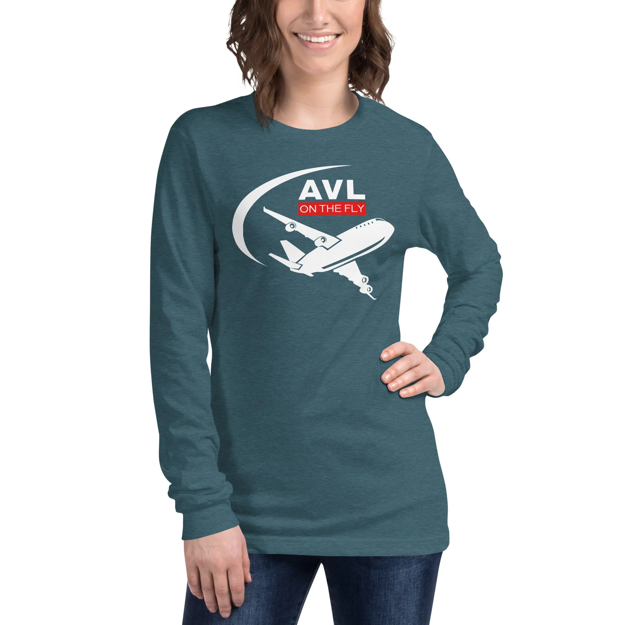 AVL ON THE FLY (WHITE) Unisex Long Sleeve Tee