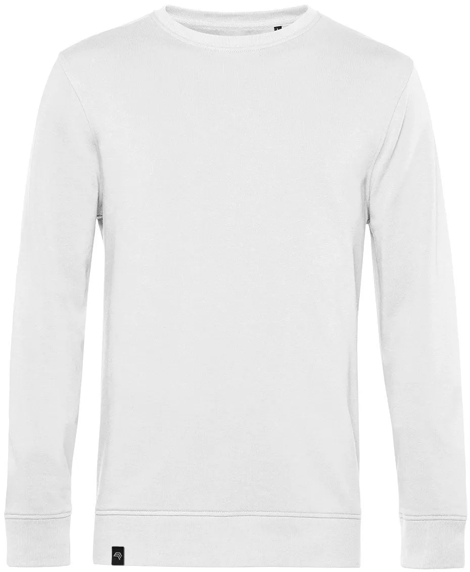 BAC U31B ― Weiches Unisex Bio-Baumwolle Sweatshirt - Weiß