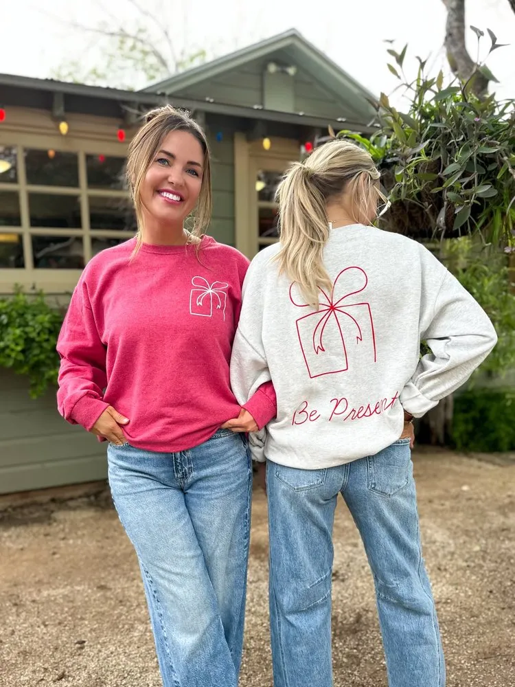 Be Present Holiday Sweatshirt