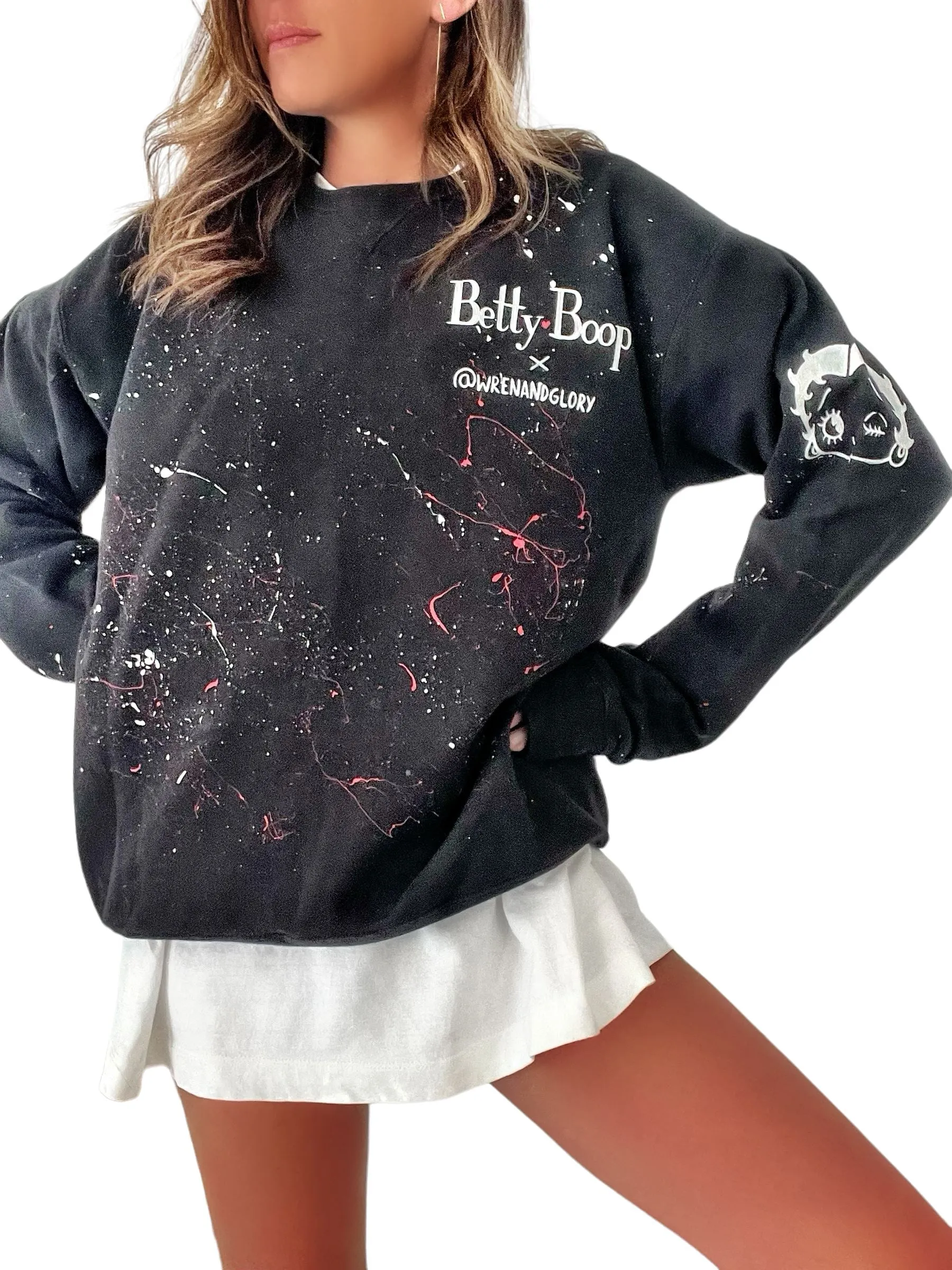 'Betty Boop x W G' Crewneck