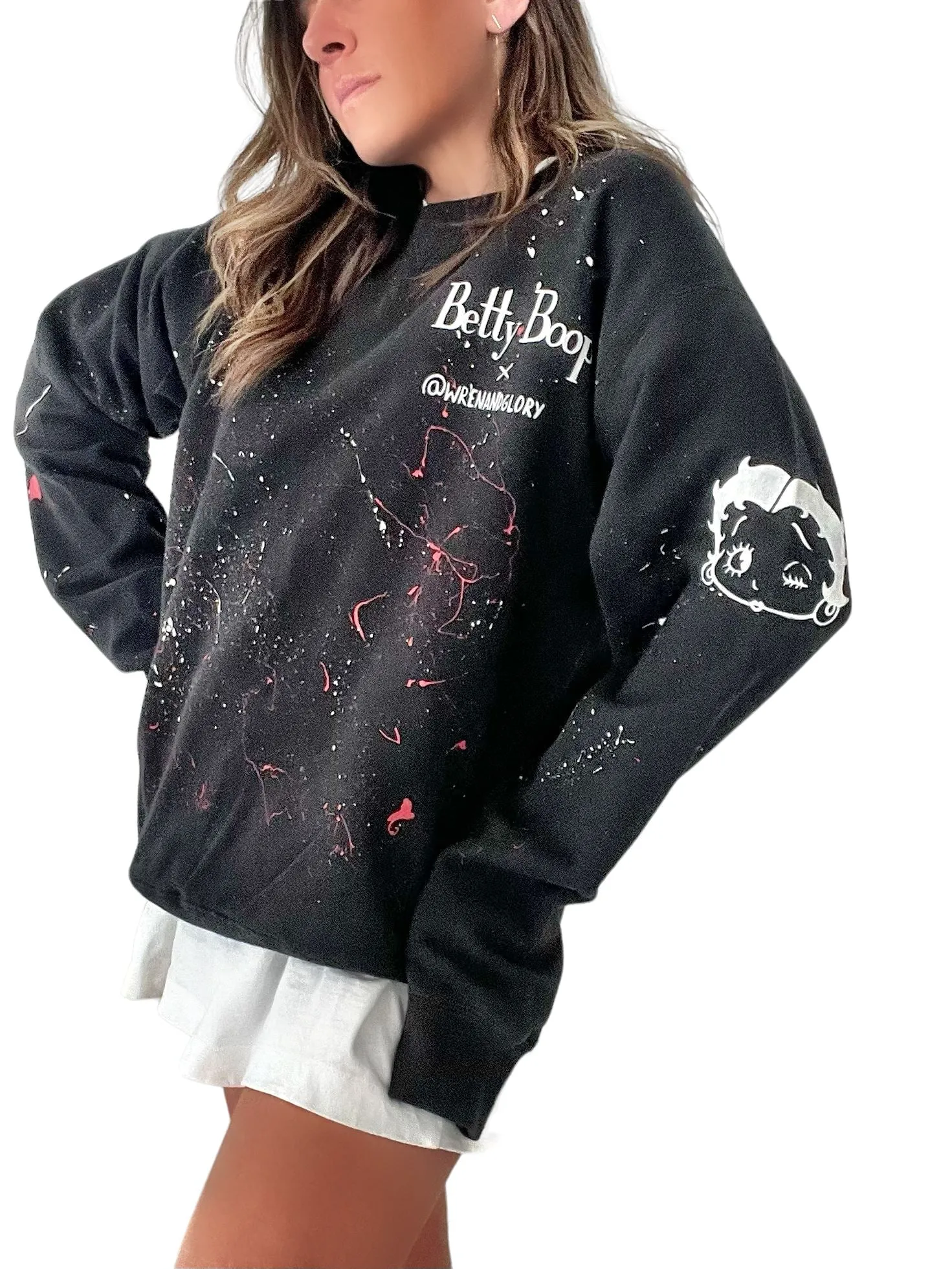 'Betty Boop x W G' Crewneck