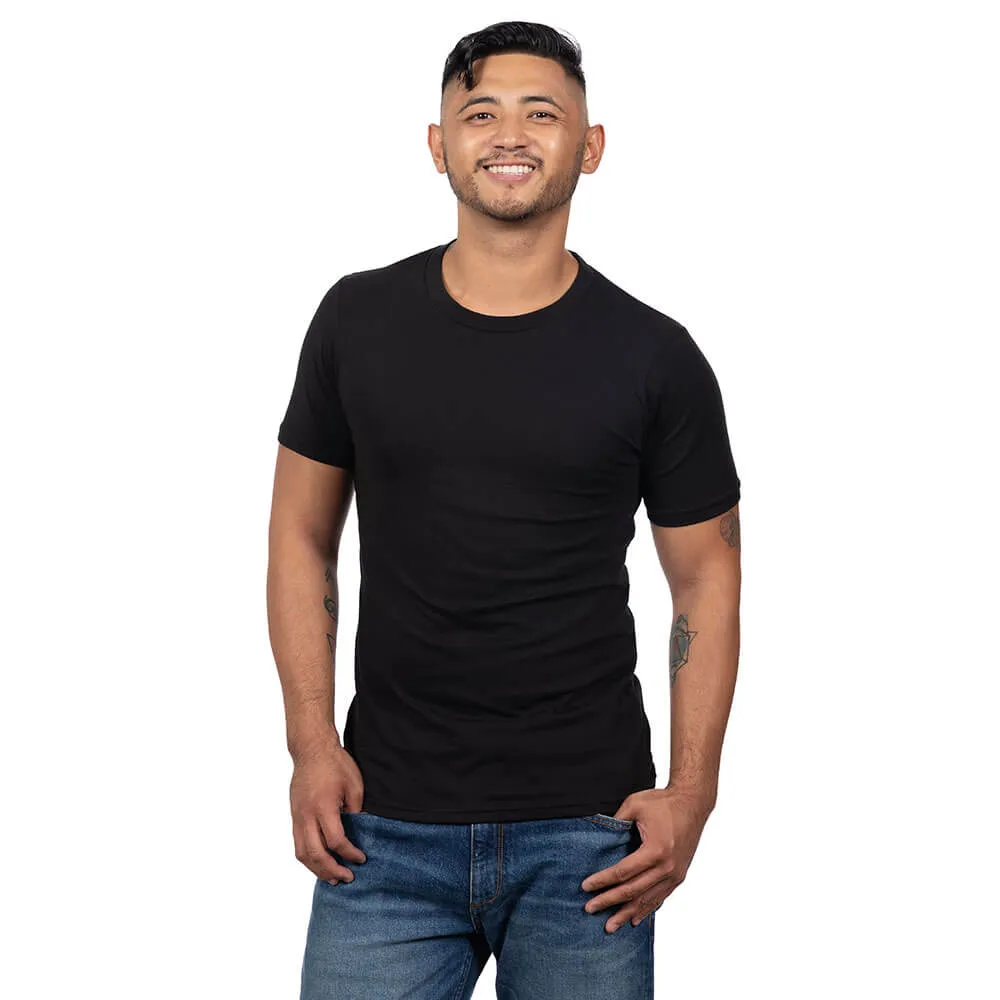 Black Cotton T-Shirt