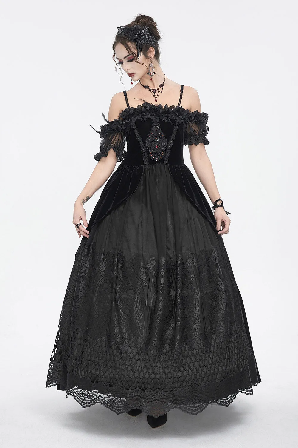 Black Manor Gothic Gown