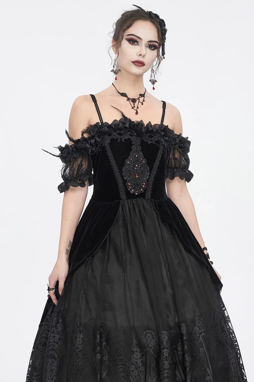 Black Manor Gothic Gown