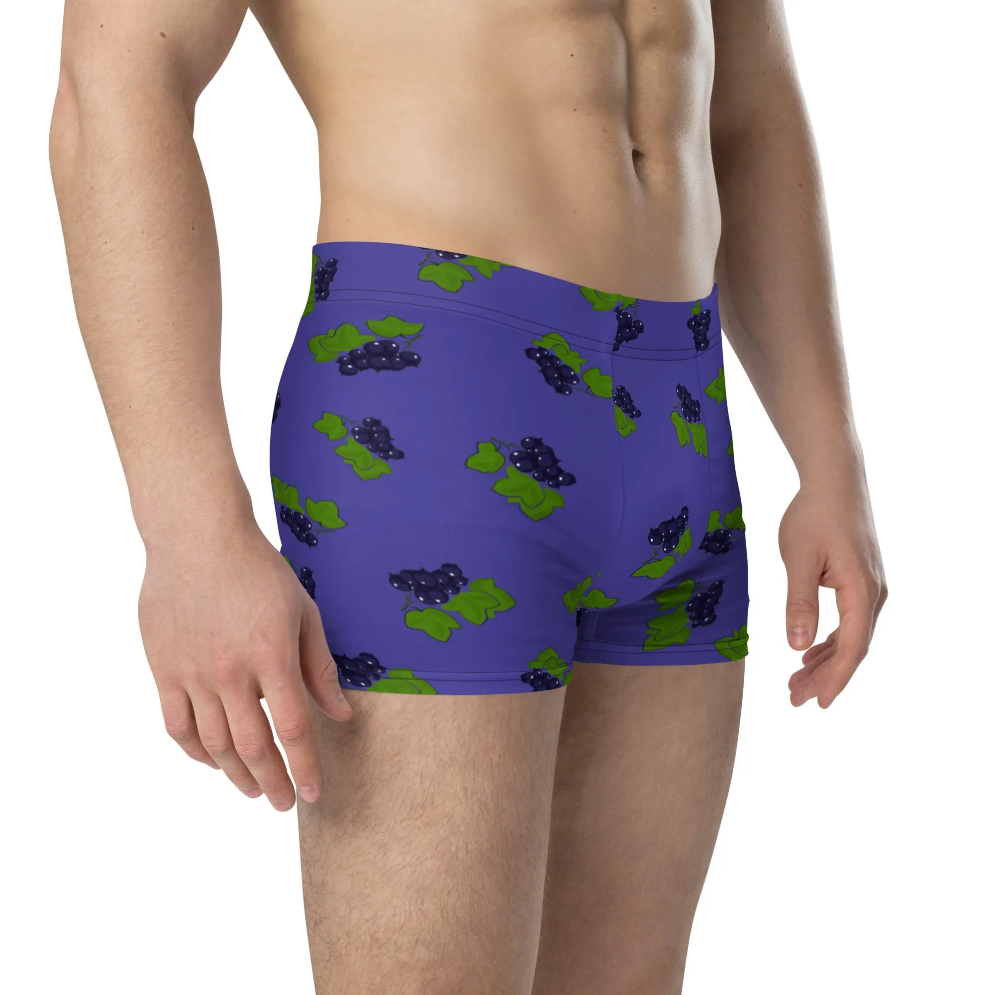 Blue grapes printed boxer for man