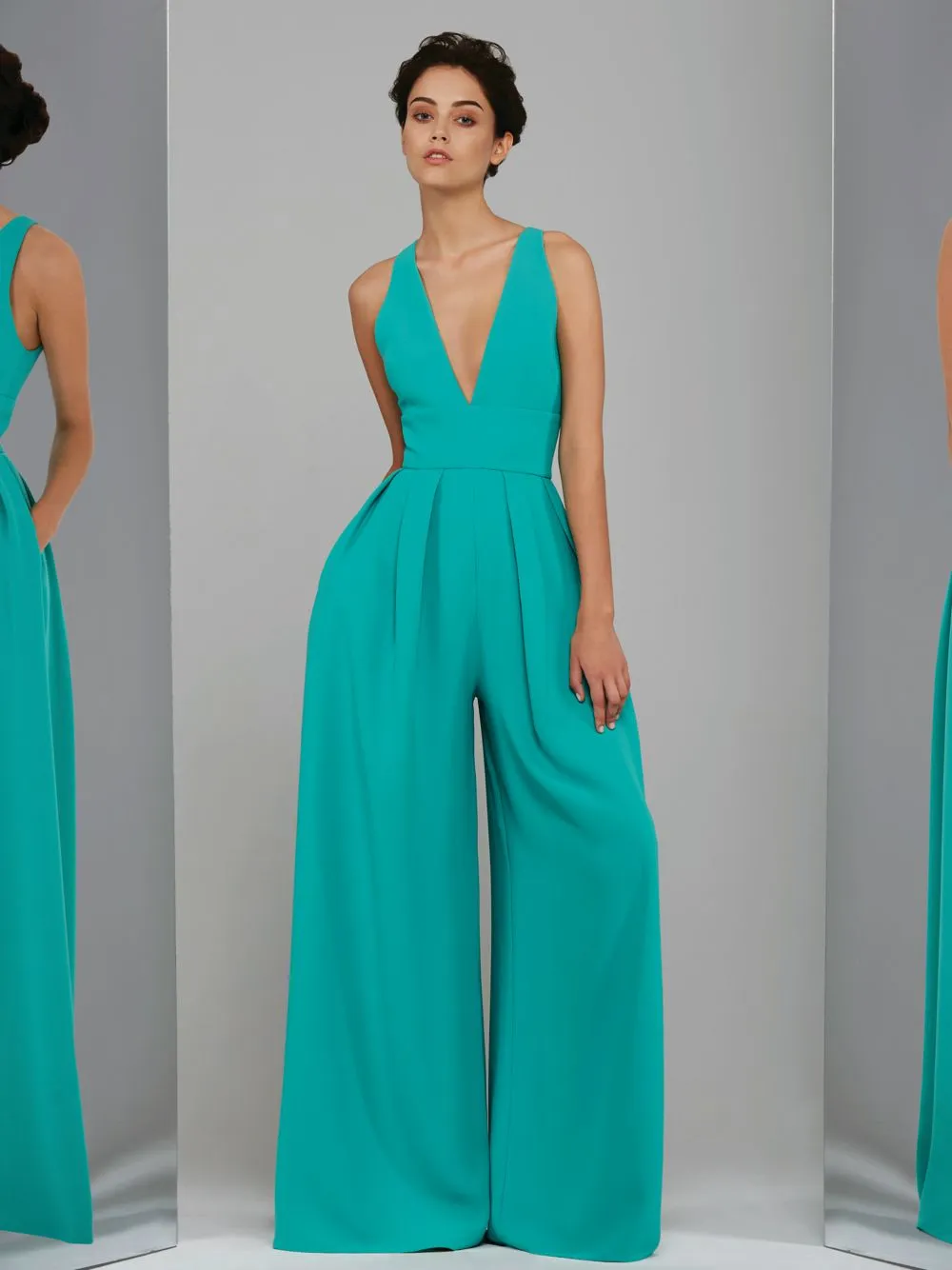 Box-pleated Jumpsuit