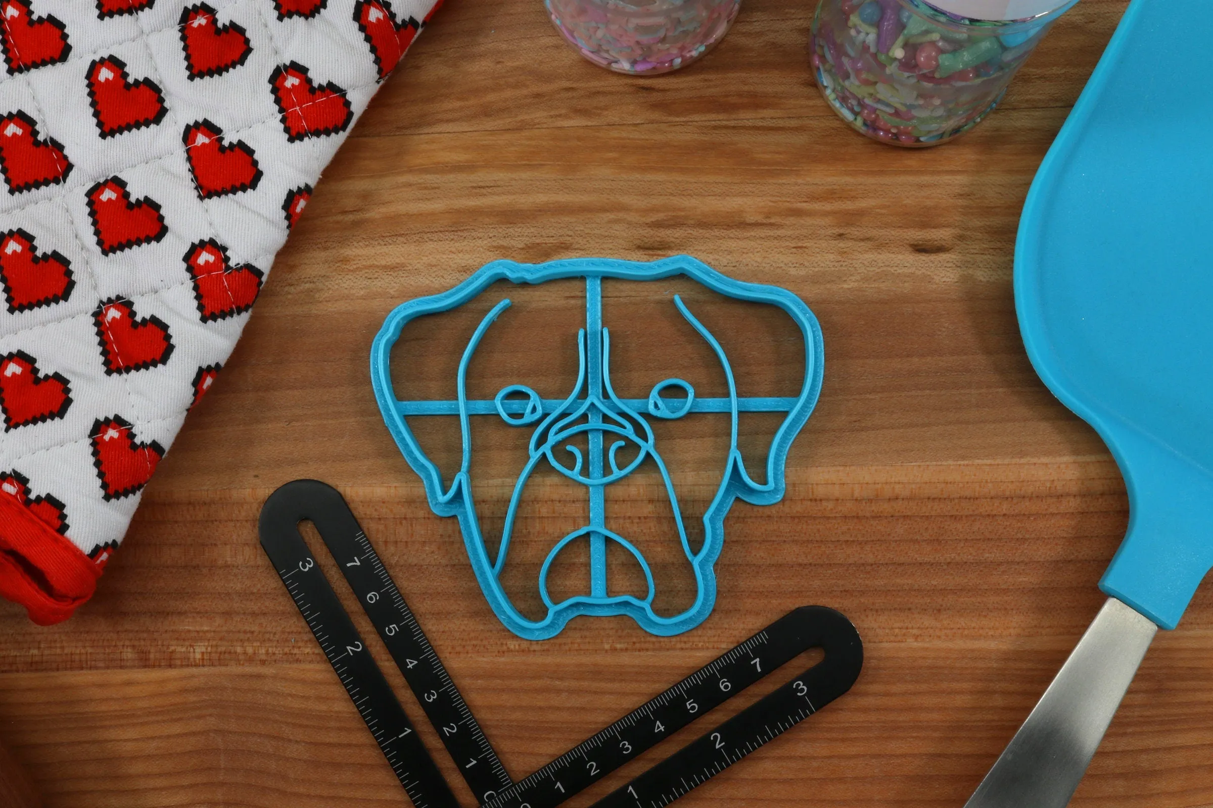 Boxer Cookie Cutters - Boxer Face, Boxer Outline, Boxer Stack, Boxer Sitting, Cute Boxer