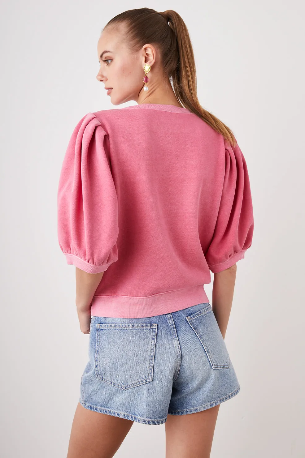 Camy Sweatshirt ~ Hibiscus