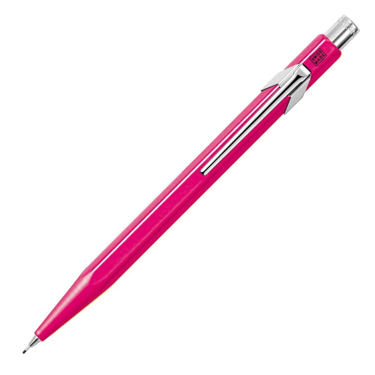 CARAN d'ACHE 844 Mechanical Pencil Metal 0.7mm, Fluo Pink