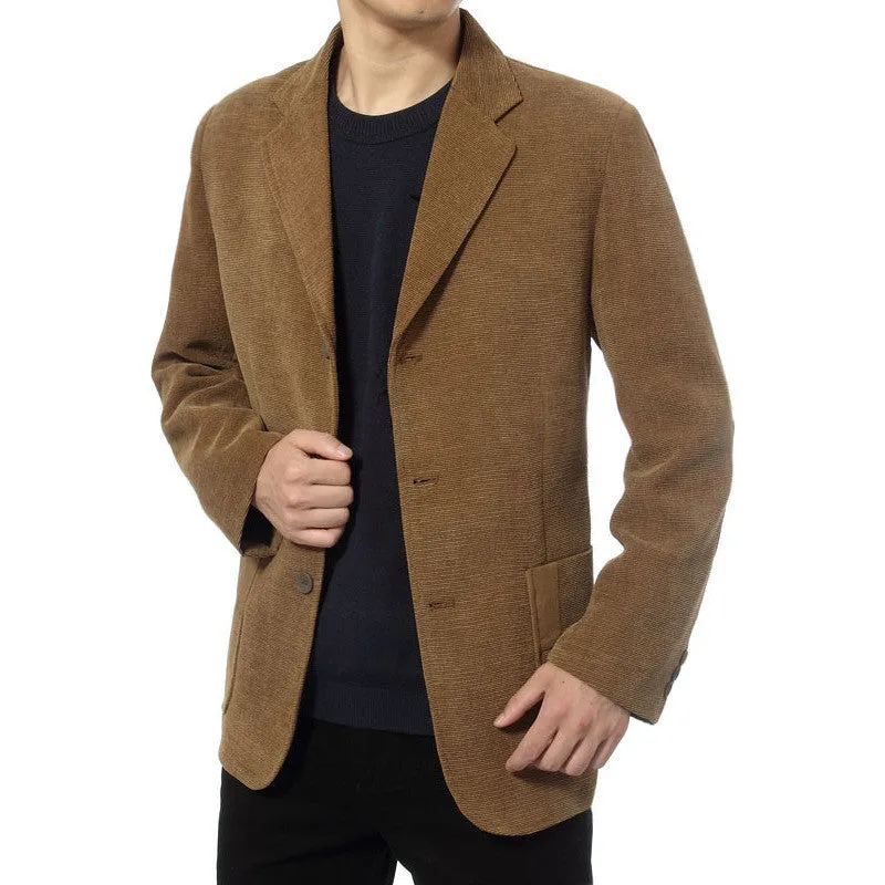 Casual Suit Corduroy Casual Suit Jacket