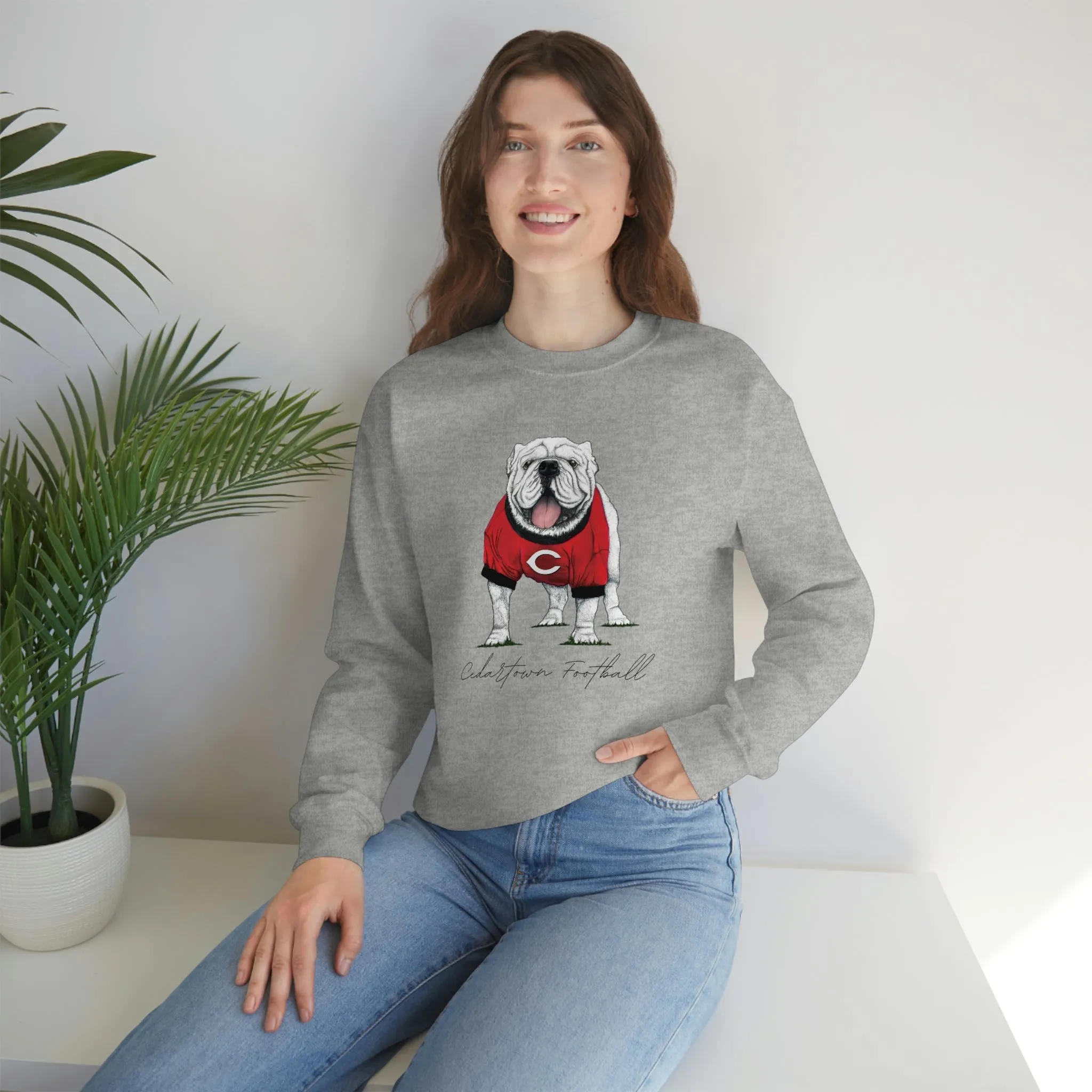 Cedartown Football Gildan 18000 Unisex Heavy Blend Crewneck Sweatshirt