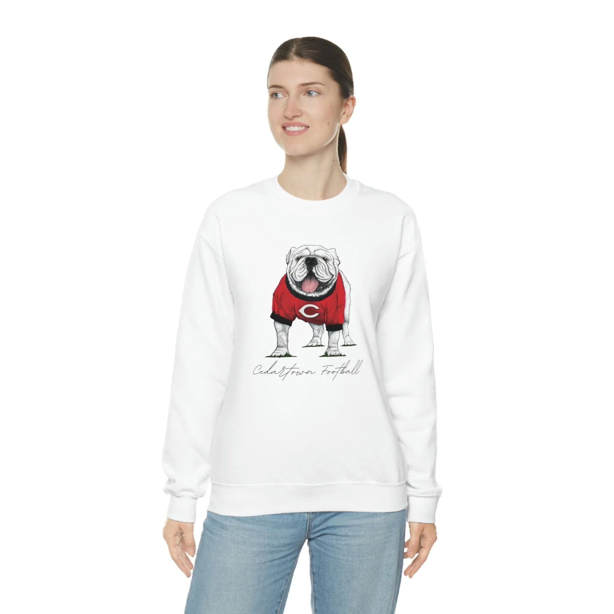 Cedartown Football Gildan 18000 Unisex Heavy Blend Crewneck Sweatshirt