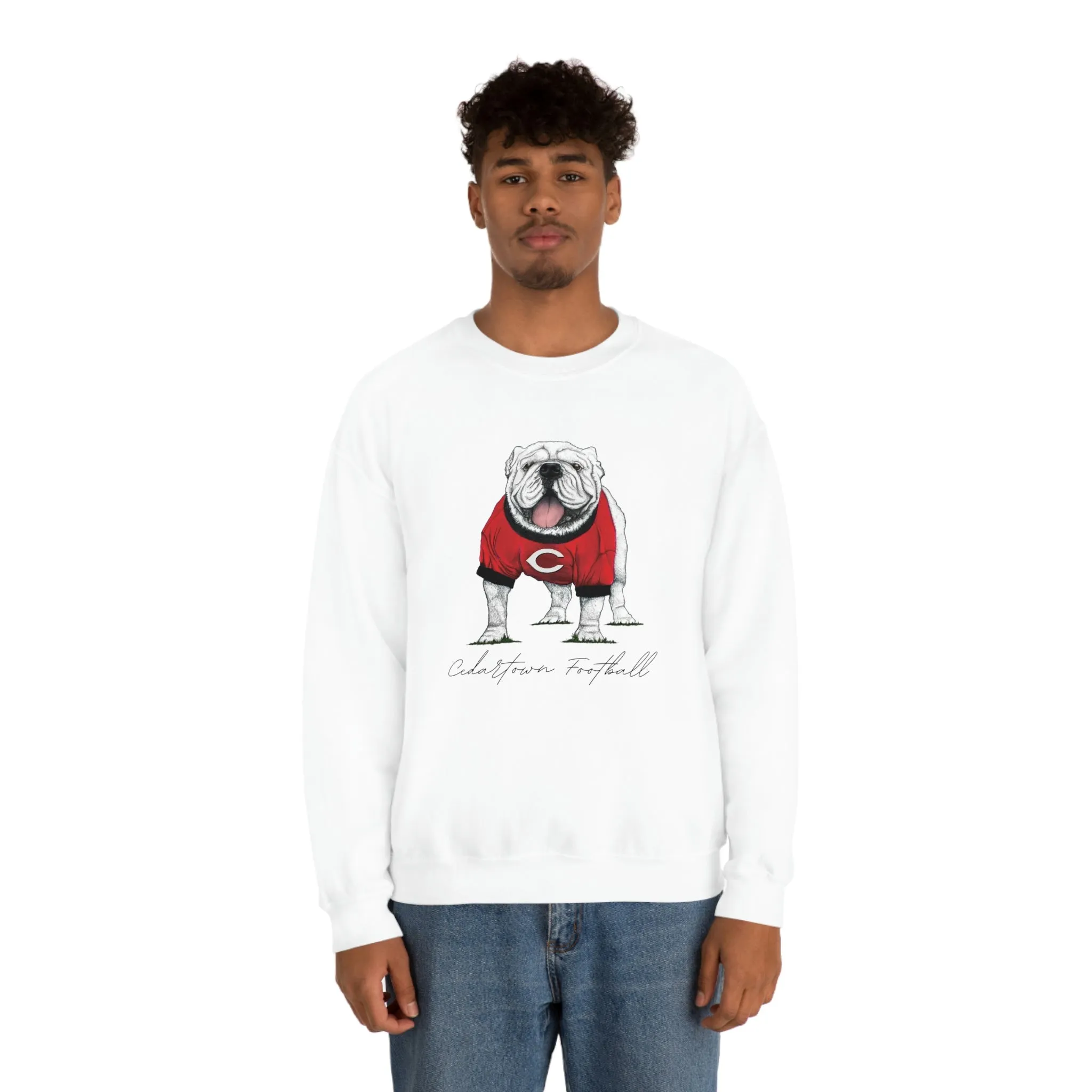 Cedartown Football Gildan 18000 Unisex Heavy Blend Crewneck Sweatshirt