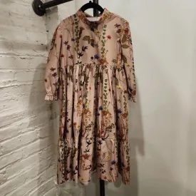 CHRISTINA ROHDE MAUVE FLORAL DRESS