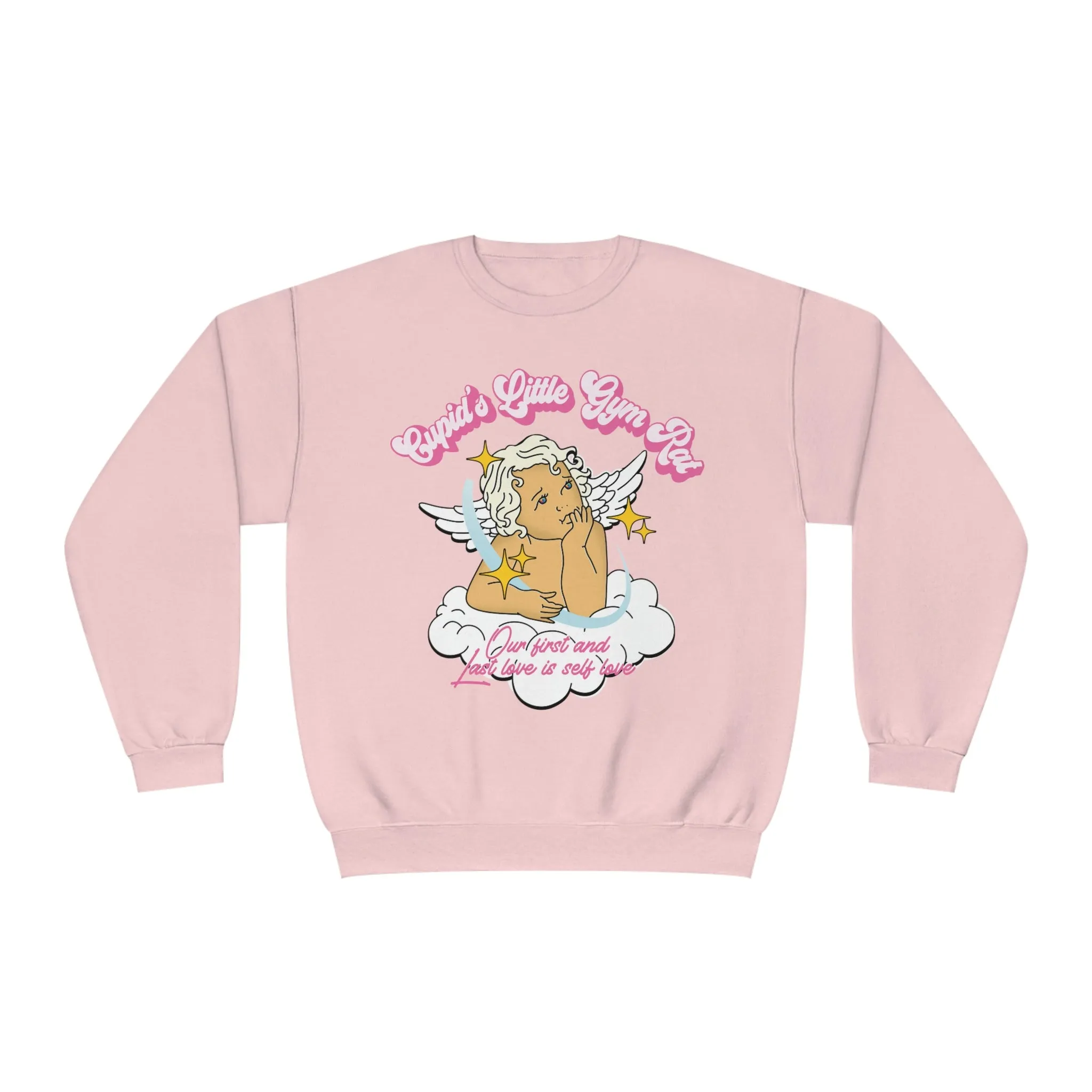 CUPID'S LITTLE GYM RAT-- CREWNECK