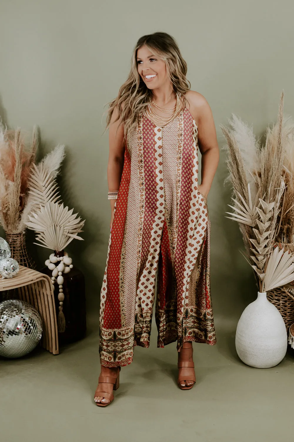 Dare To Dream Jumpsuit , Golden Sunset