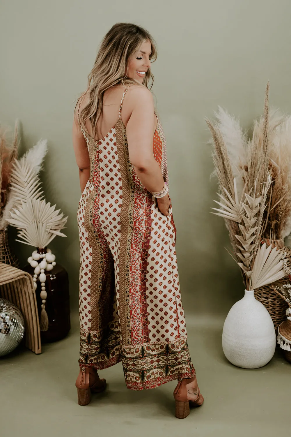 Dare To Dream Jumpsuit , Golden Sunset