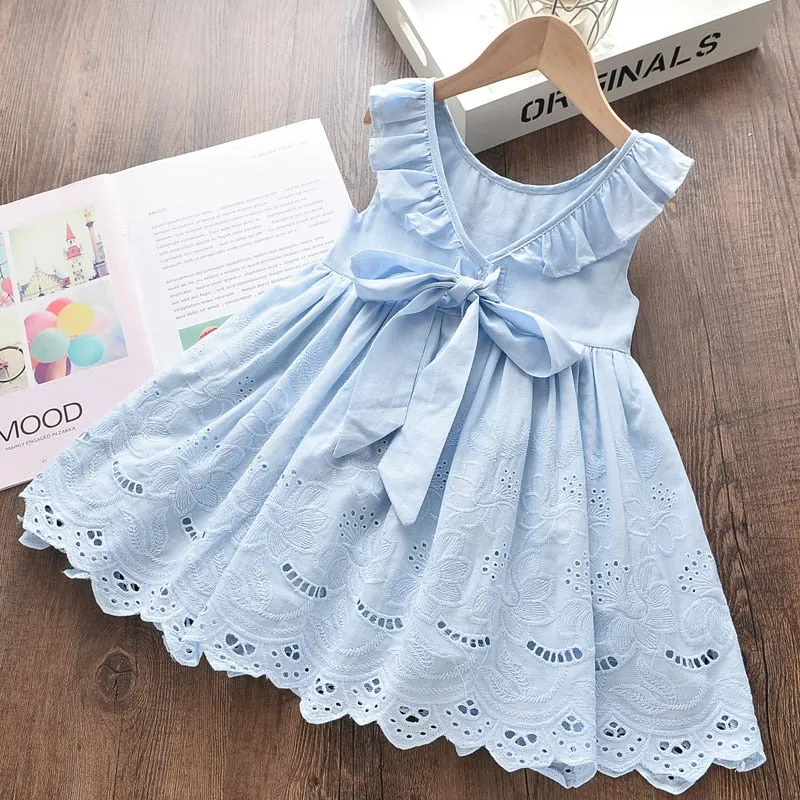 deanwangkt Baby Girl Clothes  Toddler Dresses Summer Style Children Floral Pattern Costume Girl Clothes Kids Dress For Girls Casual Dresses