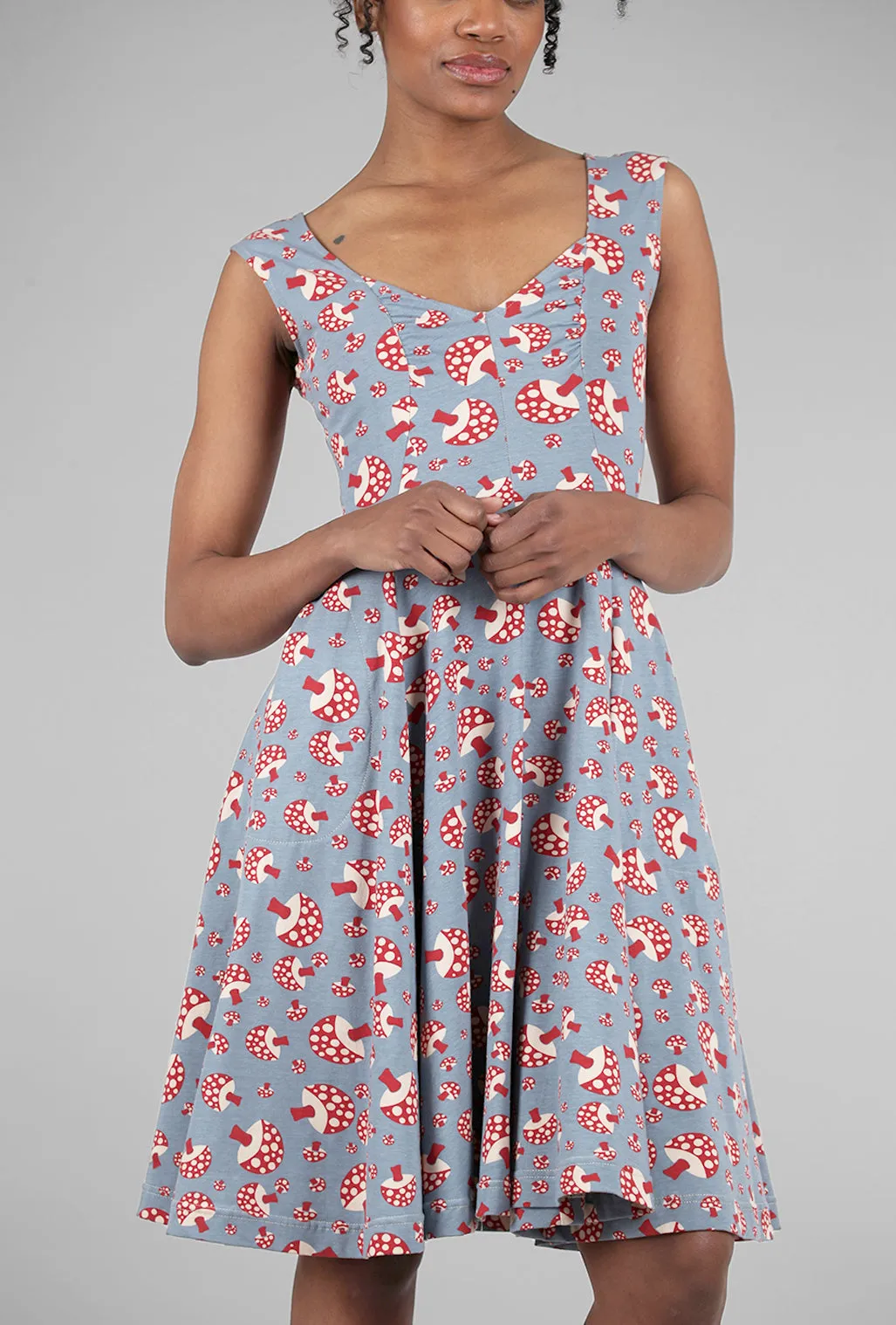 Desired Dress, Champignon Print