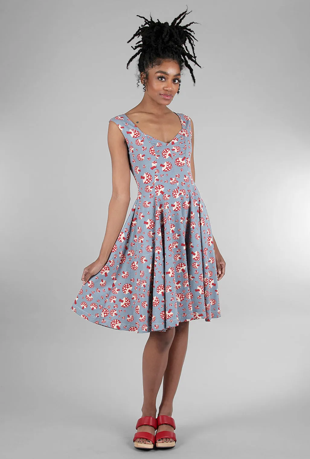 Desired Dress, Champignon Print