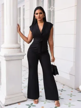 Devine Slim Waist Jumpsuit