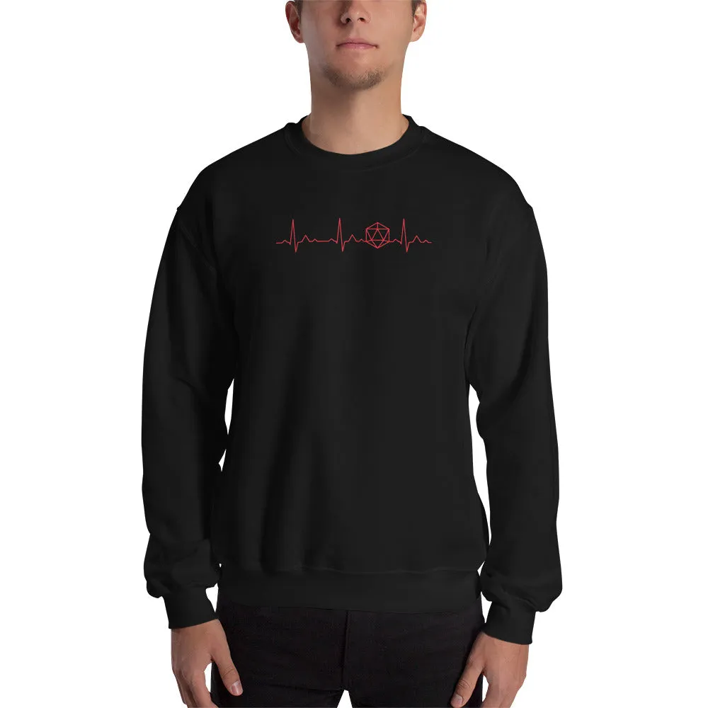 Dice Heartbeat Unisex Sweatshirts