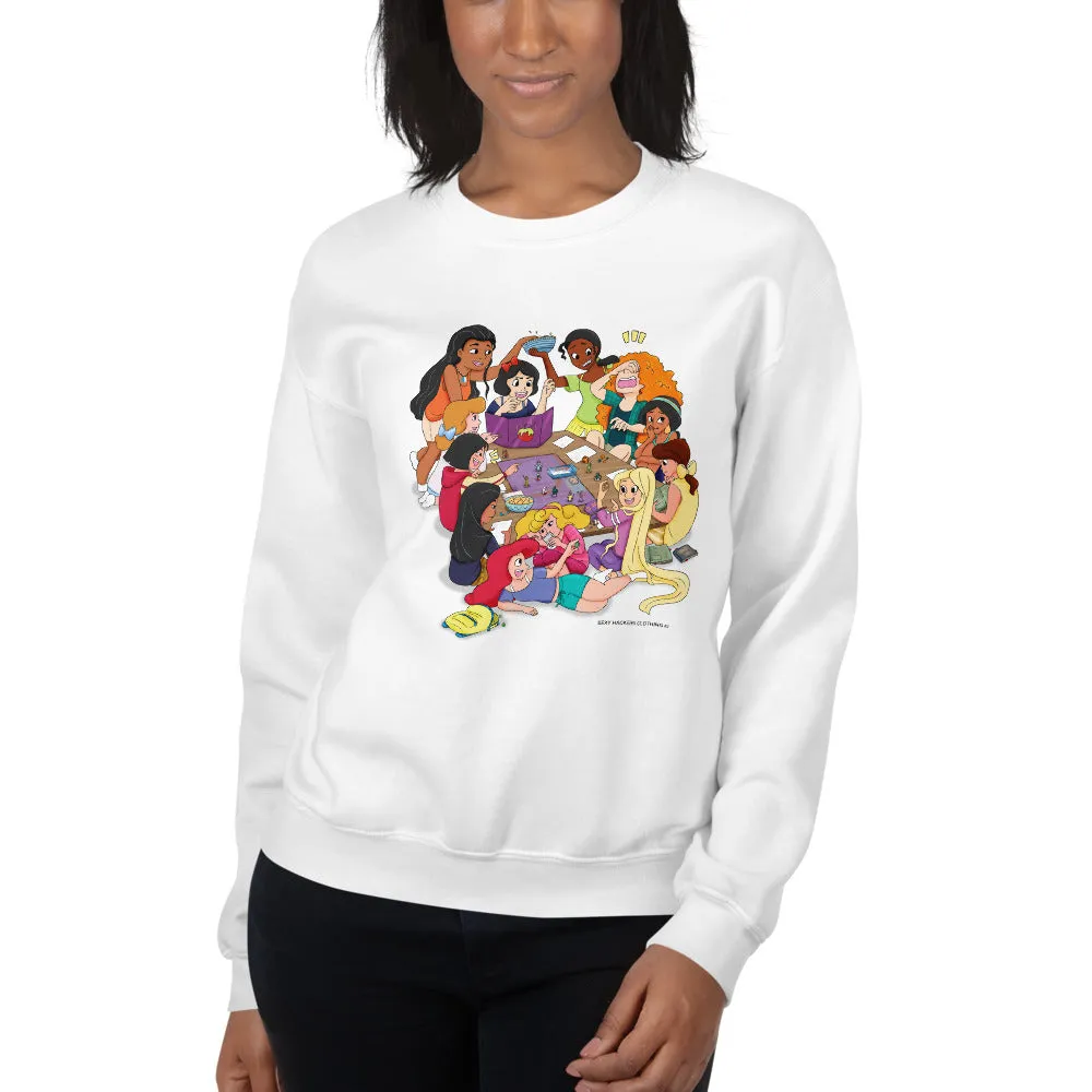 Disney Princesses and DND Unisex Sweatshirts