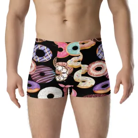 Donuts men's black boxer briefs