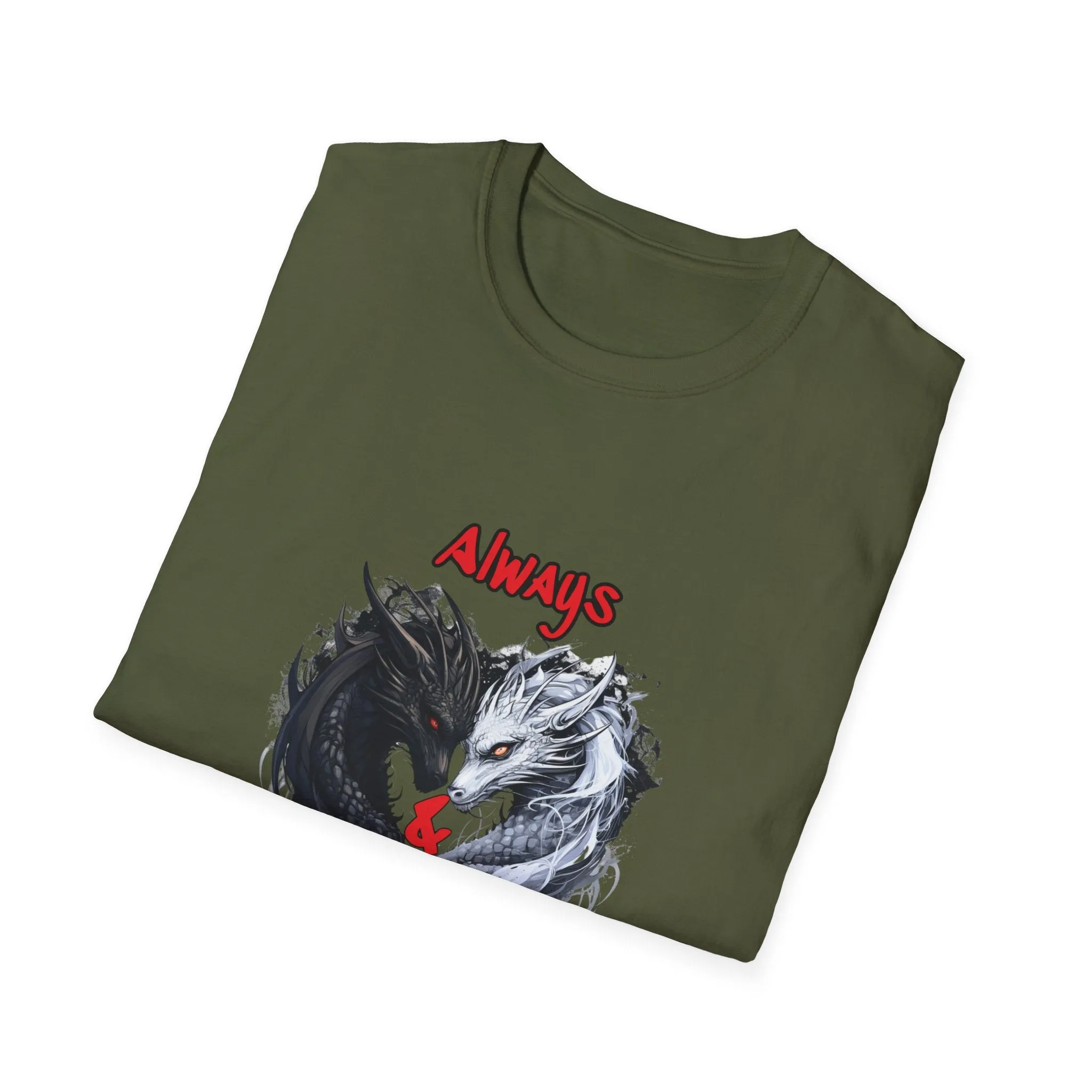 Dragon Couple Unisex Softstyle T-Shirt