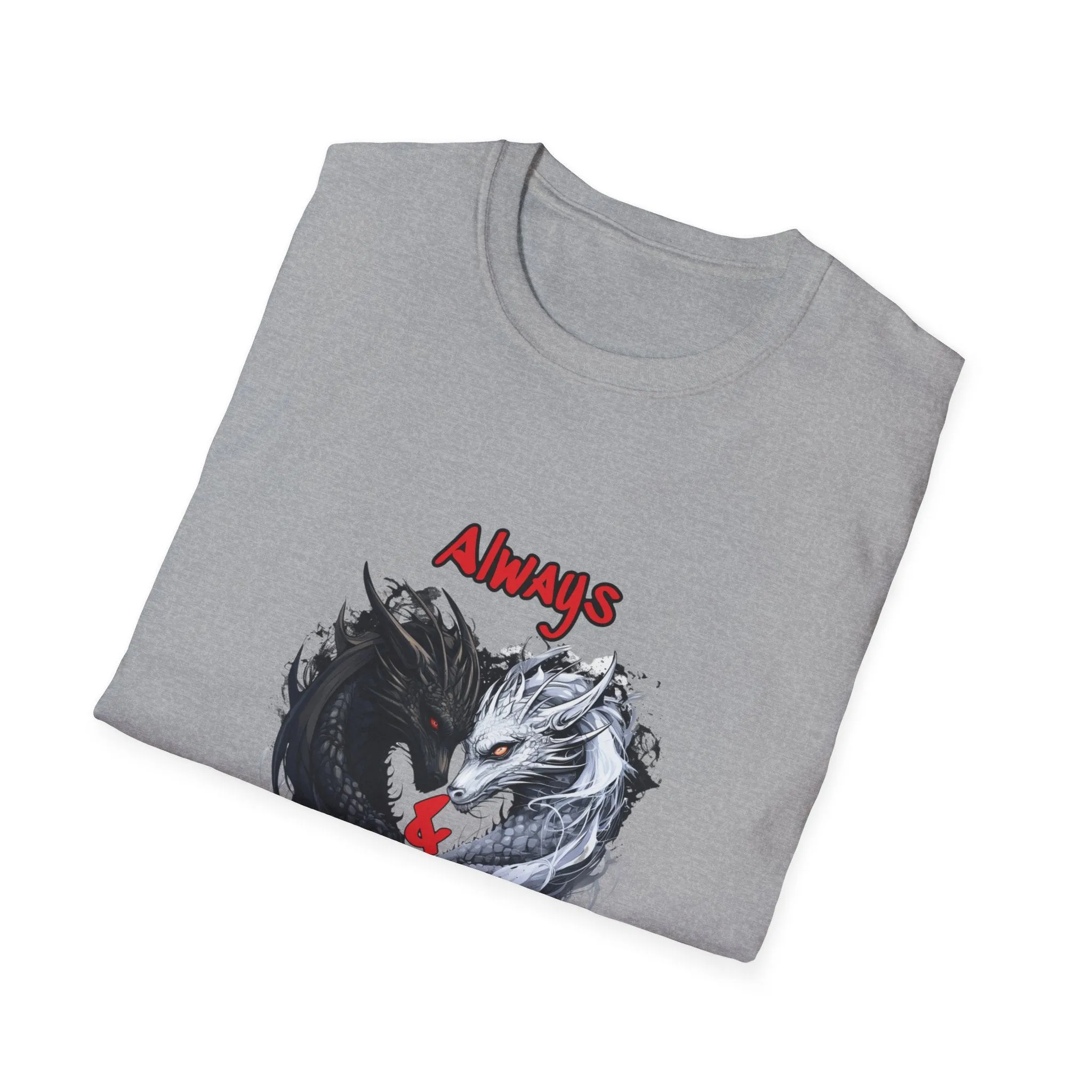 Dragon Couple Unisex Softstyle T-Shirt