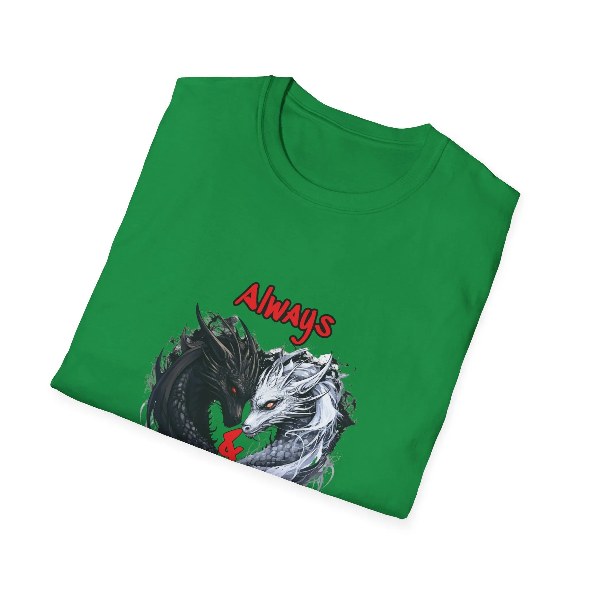 Dragon Couple Unisex Softstyle T-Shirt