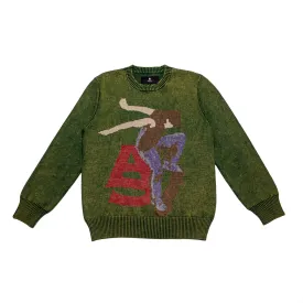 ELKHEAD KNITTED SWEATER GREEN