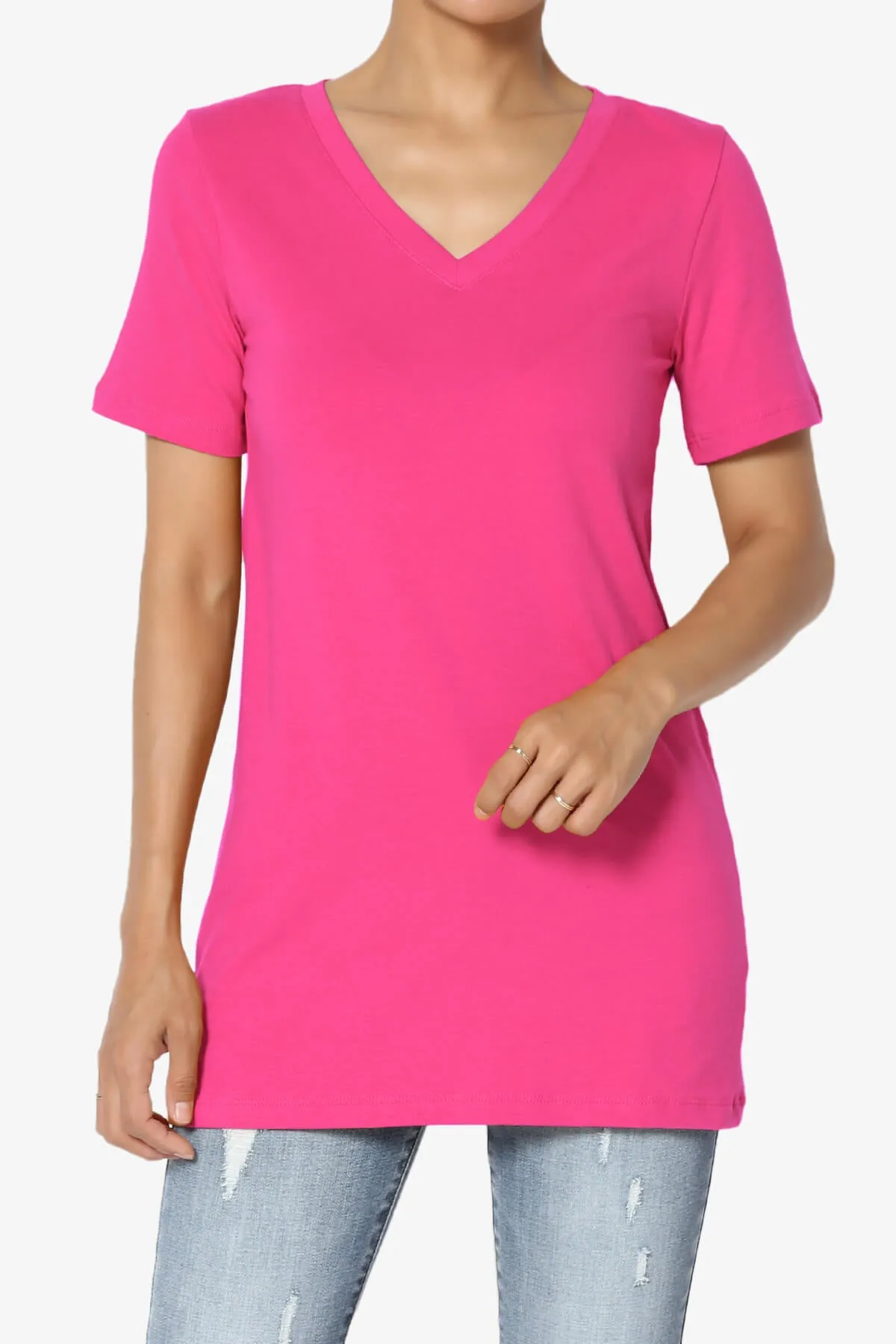 Elora V-Neck Short Sleeve T-Shirt MORE COLORS