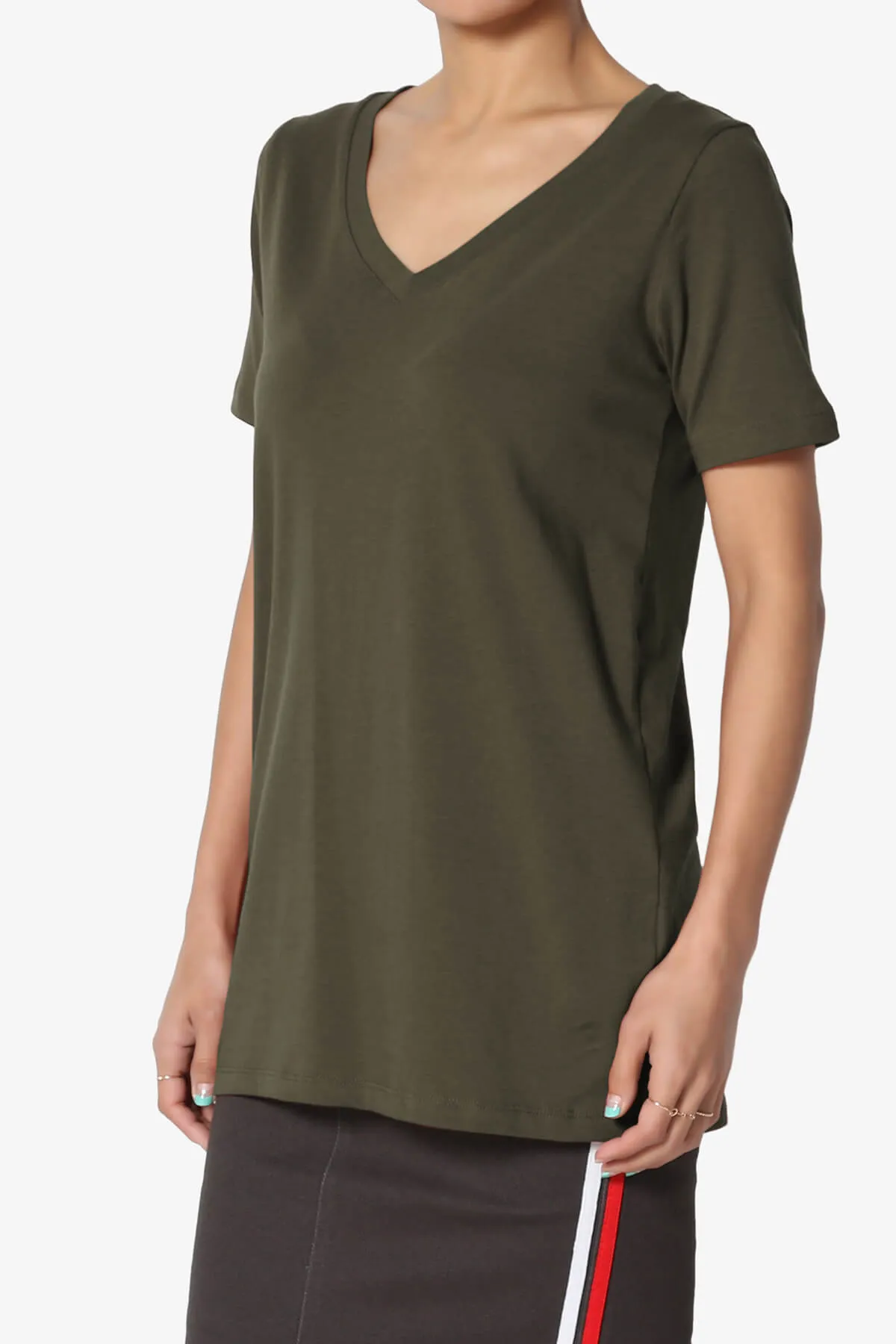 Elora V-Neck Short Sleeve T-Shirt MORE COLORS